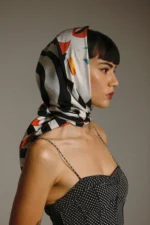 Foulard di seta con stampa personalizzata - immagine 6