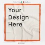Foulard di seta con stampa personalizzata