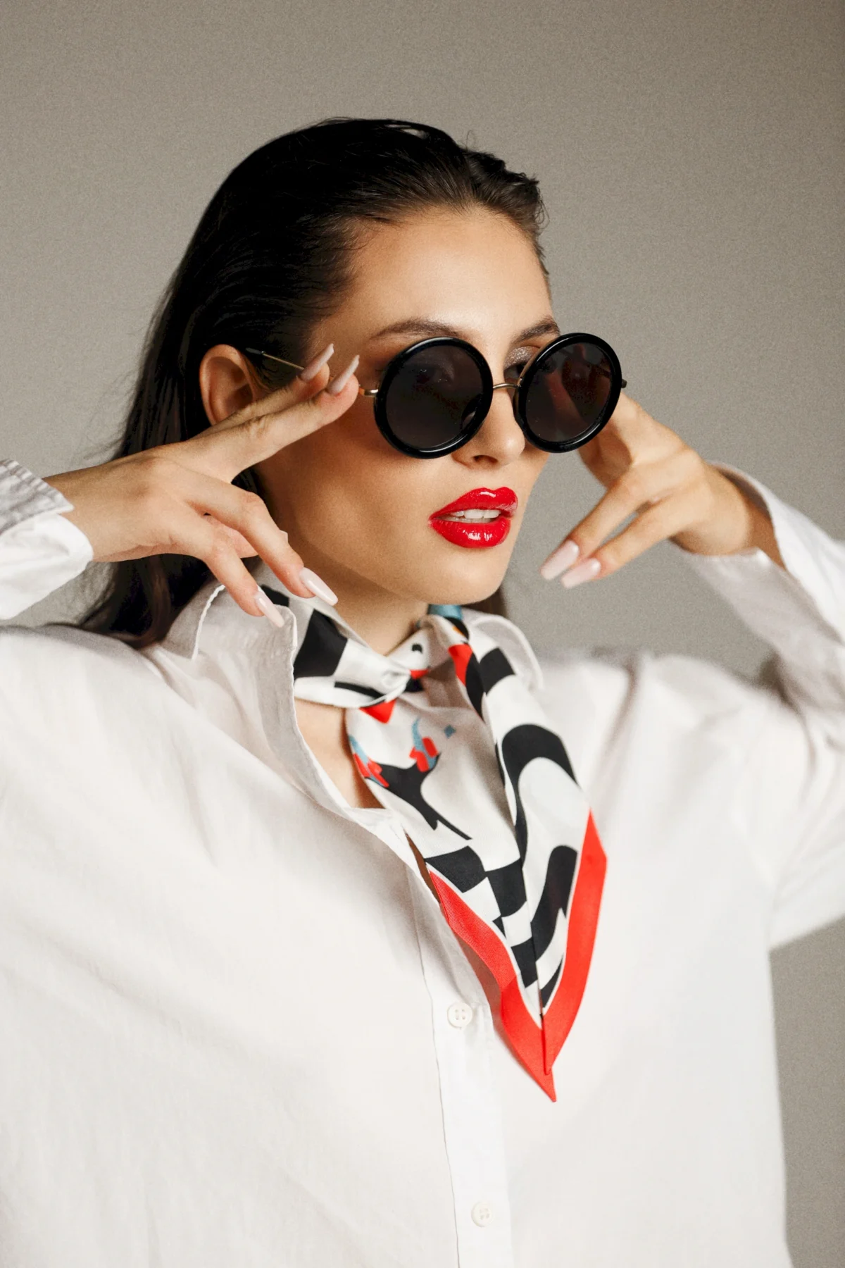 Foulard di seta con stampa personalizzata - immagine 8